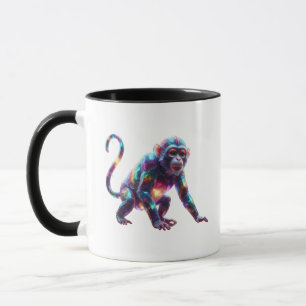 Caneca Arte do Macaco de Cristal
