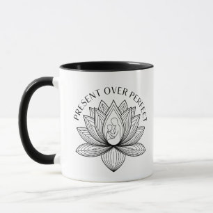 Caneca Arte do Mantra Presente Mãe Filha Lótus