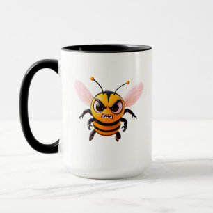 Caneca Arte do Personagem Abelha Mal-Humorada