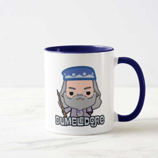 Caneca Arte do Personagem Desenhado Dumbledore (Direita)