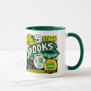 Caneca Arte do poster de Spookshow - sustos no fraco