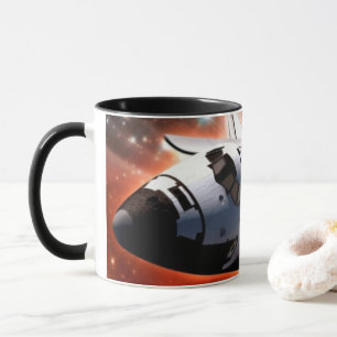Caneca Arte do Telescópio Espacial Atlantis Hubble