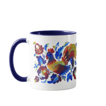 Arte do ucraniano de Petrykivka do galo