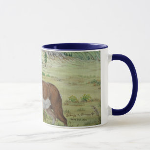 Caneca Arte dos animais selvagens do antílope de