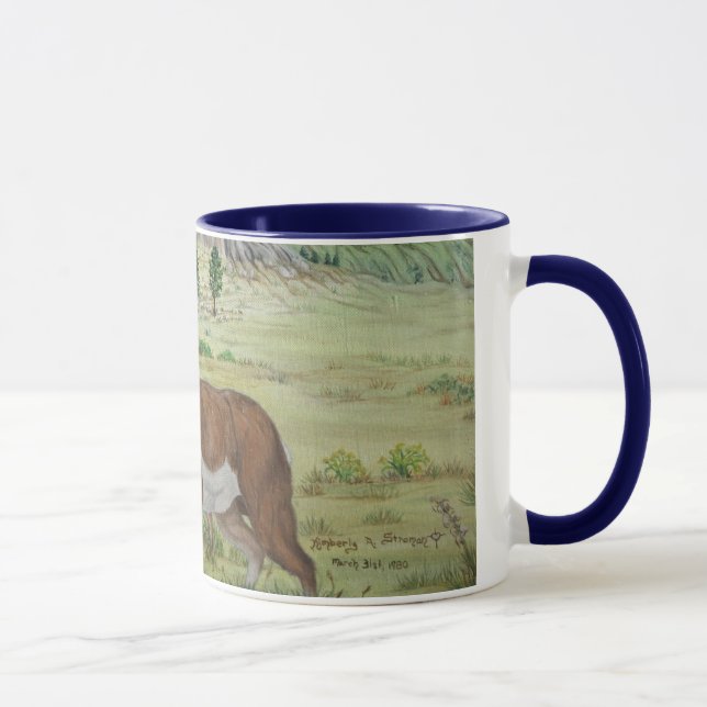 Caneca Arte dos animais selvagens do antílope de (Direita)
