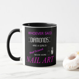 Caneca Arte Em Nail É Meu Melhor Amigo Combo Mug De 11 Oz