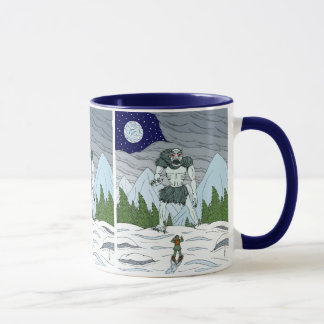 Caneca Arte estranha de terror de Ithaqua