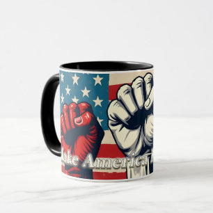 Caneca Arte Faça a América Livre Novamente