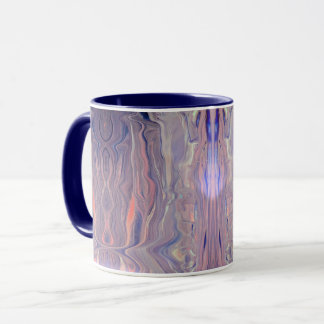 Caneca Arte Fluida Abstrata Moderna Acrílico Derramado Má