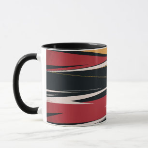 Caneca Arte Geométrica de Abstrato Negrito