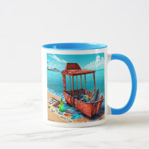 Caneca Arte gerada pelo Arco de Praia Abandonado