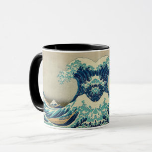 Caneca Arte Japonesa - Surf Geyser/Onda Excelente de Kana
