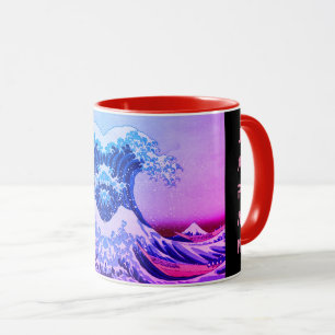 Caneca Arte Japonesa - Surf Geyser/Onda Excelente de Kana