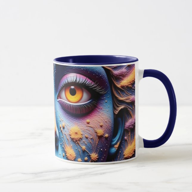 Caneca Arte Mística para Resfriar Latas de Rosto (Direita)