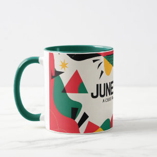 Caneca Arte moderna de celebração da liberdade Abstrato 1