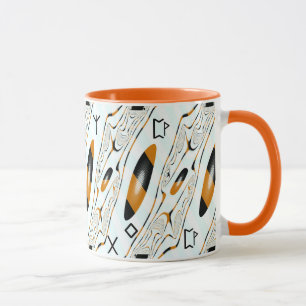Caneca Arte Moderna Geométrica Fractal Abstrata