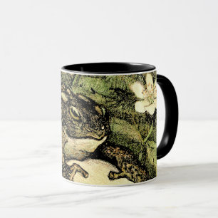 Caneca Arte Neerlandesa Nouveau Toad e Dogwood