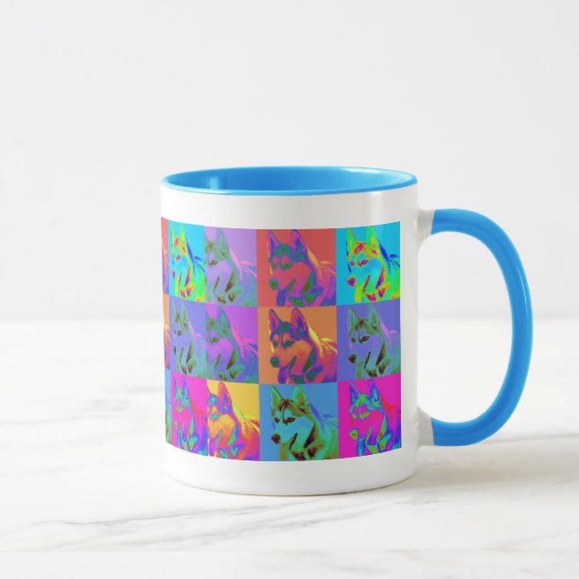 Caneca Arte Op - rouco Siberian (Direita)