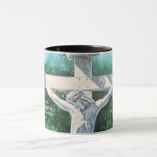 Caneca Arte Original Trabalho Natal - Isaiah 9:6 Mug (Centro)