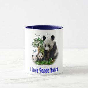 Caneca Arte Panda Love
