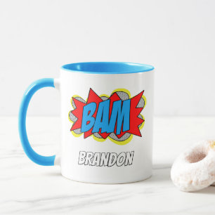 Caneca Arte Pop de Quadrinhos Personalizados e Divertidos