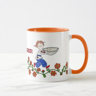 Caneca Arte popular do ucraniano do menino de Perogie