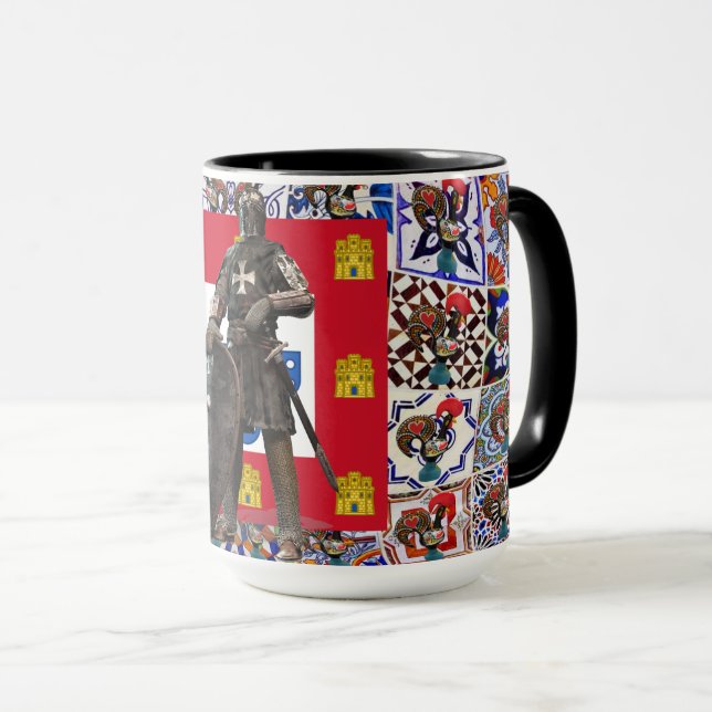 Caneca Arte popular portuguesa (Frente Esquerda)