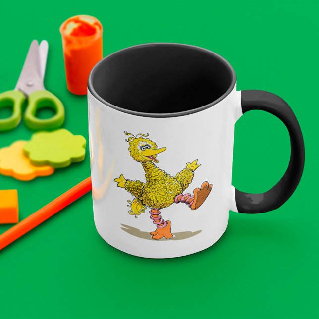 Caneca Arte retrô do Big Bird (Criador carregado)