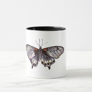 Caneca Arte roxa da borboleta