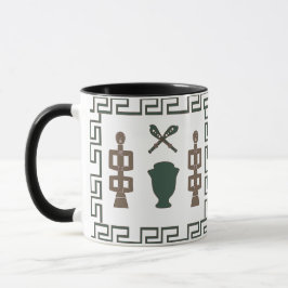 Caneca Arte tribal abstrato africana
