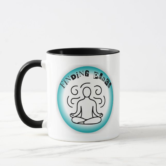 Caneca Artes de Design Únicas para Encontrar Paz - Compra (Esquerda)