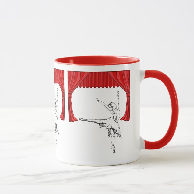 Caneca Artes: Música:  Dança: Balé (Direita)
