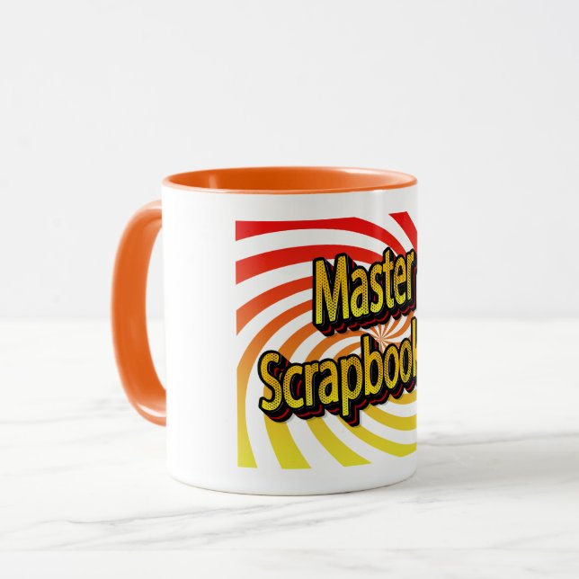 Caneca Artesã de Álbum de Recortes  (Frente Esquerda)