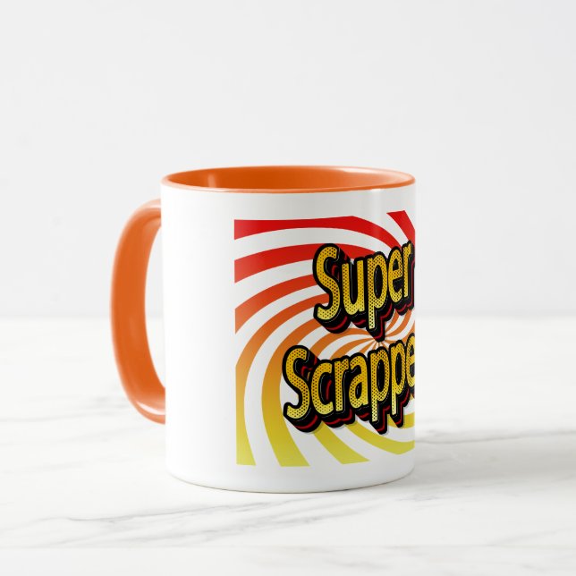 Caneca Artesã de Álbum de Recortes Cropper (Frente Esquerda)