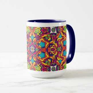 Caneca Artisanal Moroccan Mandala Coffee Mug