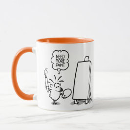 Caneca ARTIST E CAT Mug de Jeff Willis Art