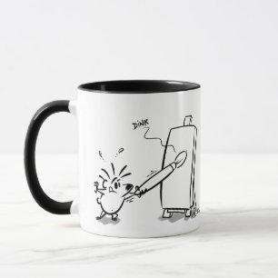 Caneca ARTISTA COMETE ERROS de Jeff Willis Art
