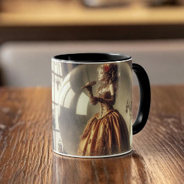 Caneca Artistas do Globo de Neve Vitoriano Steampunk