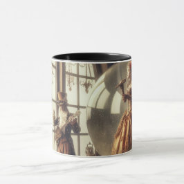 Caneca Artistas do Globo de Neve Vitoriano Steampunk