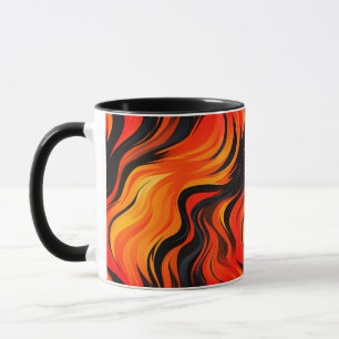 Caneca Artsy Striped Design