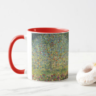 Caneca Árvore da Apple por Gustav Klimt, Vintage Art Nouv