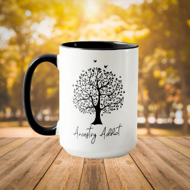 Caneca Árvore da Família de Viciados em Ancestralidade