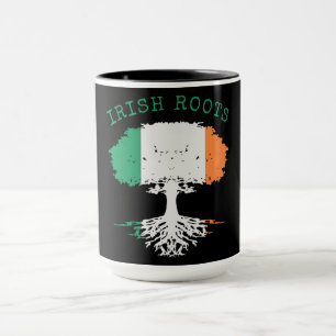Caneca Árvore da Família Irish Roots
