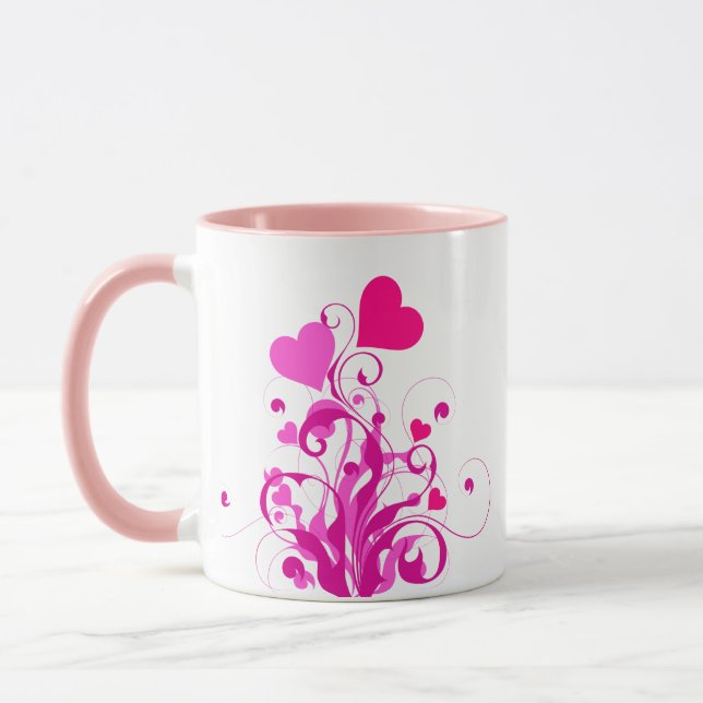 Caneca Árvore de Corações de Amor-25053 (Esquerda)