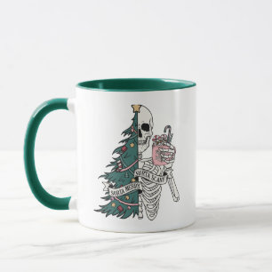 Caneca Árvore de Feliz de Sorta Carnuda de Natal