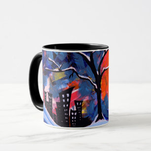 Caneca Árvore de inverno e Luzes da Cidade - Artéria Orig