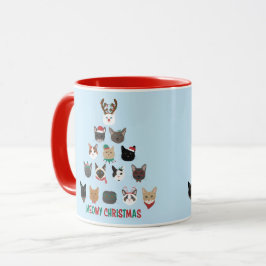 Caneca Árvore de Natal de Cat