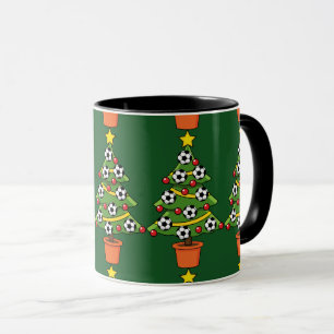 Caneca Árvore de Natal de Futebol