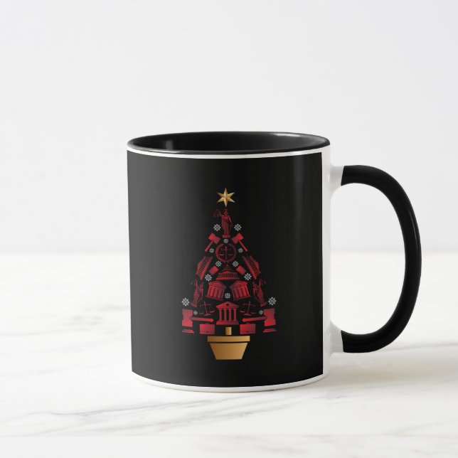 Caneca Árvore de Natal do Advogado (Direita)
