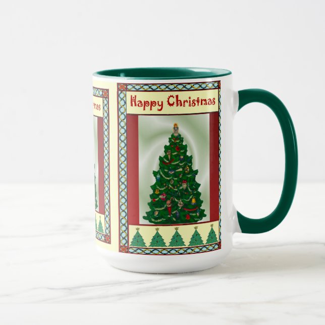 Caneca Árvore de Natal, Natal feliz (Direita)